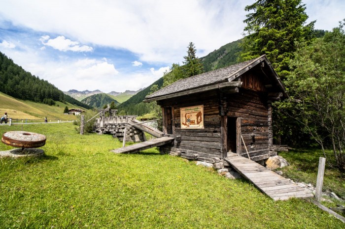 Obere Schnattermühl, einzige Stockmühle Nordtirols