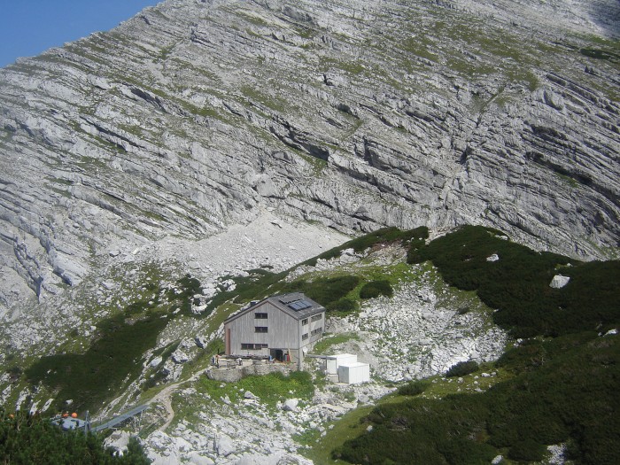 Welser Hütte von oben