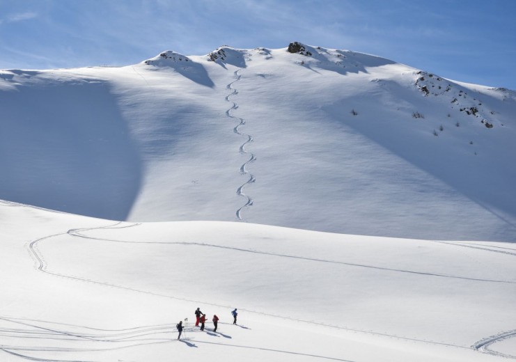 Die Vennspitze ist eine einfache und beliebte Skitour