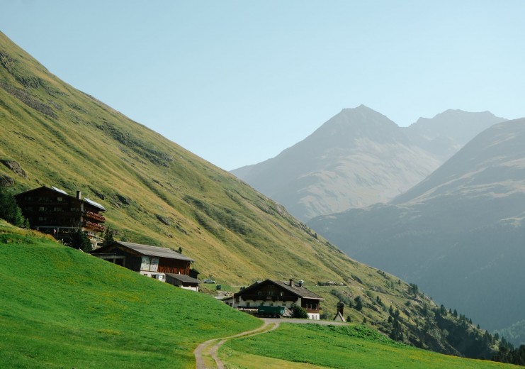 Die Rofenhöfe (2.014 m) sind die höchsten dauerbesiedelten Bergbauernhöfe Österreichs