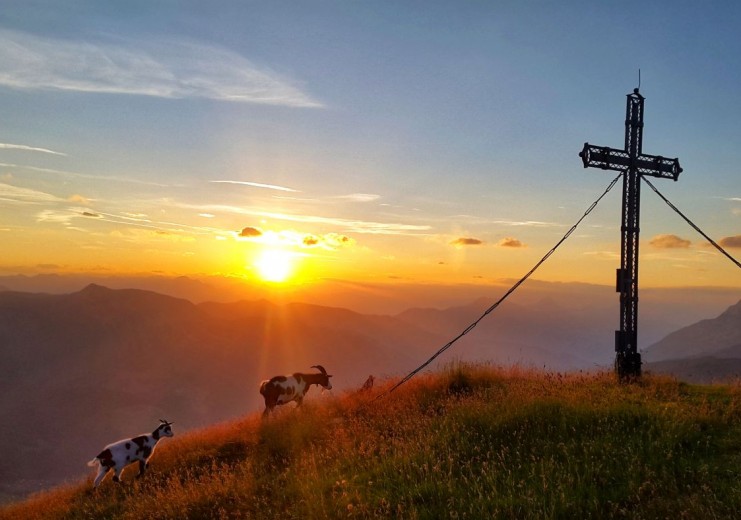 Sonnenaufgang am Mittagskofel