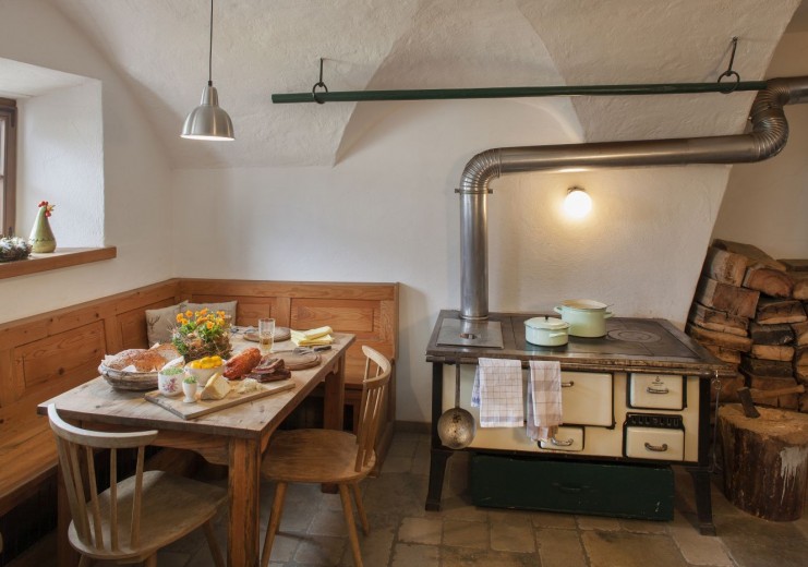 Küche im liebevoll restaurierten Bauernhaus