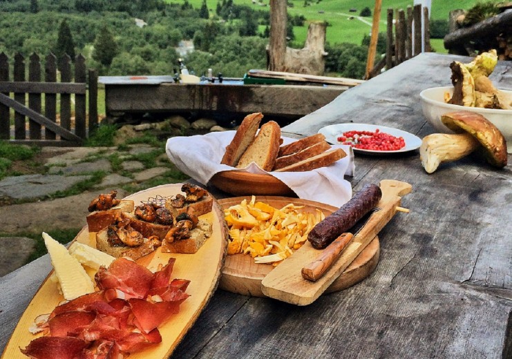 Almjause auf Helgas Alm