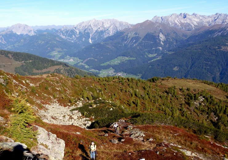 Gailtaler Höhenweg mit Riebenkofel-Lumkofel und Lienzer Dolomiten