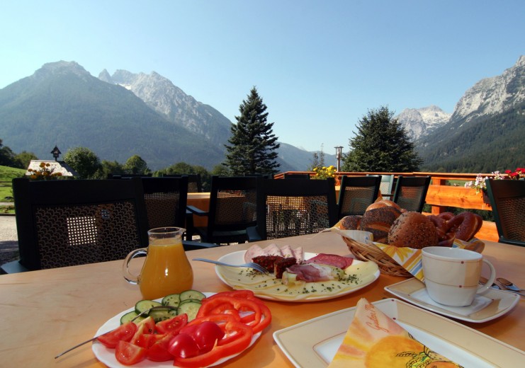 Frühstück im Gästehaus Heißenlehen