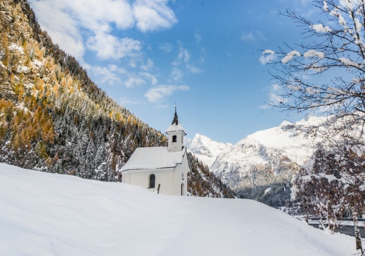 Kelderkapelle im Winter