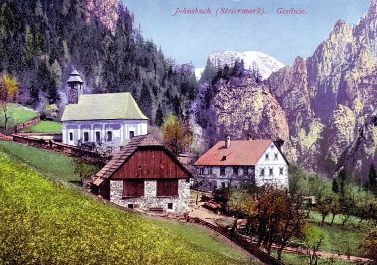 Johnsbach, historisches Bild von 1910