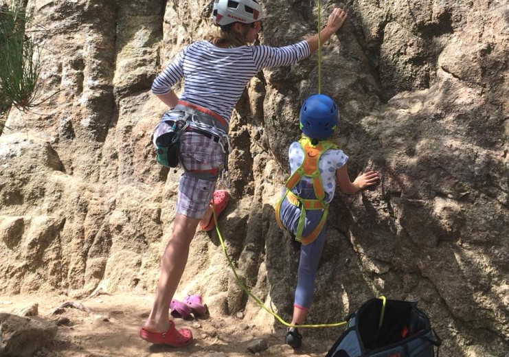 Klettertraining für die Kleinsten
