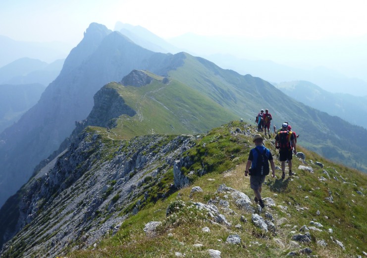 Unterwegs auf der Koschuta