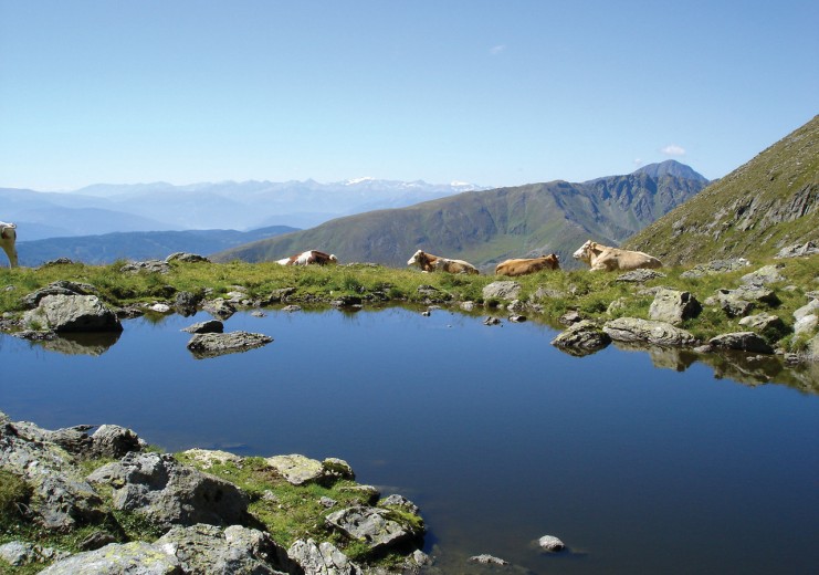 Gebirgssee im Krakautal