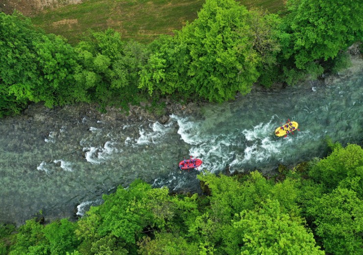 Rafting auf der Savinja