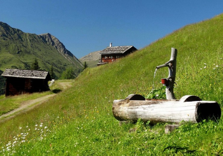 Schupfalm am "Herz-Ass-Weg" rund um das Villgratental