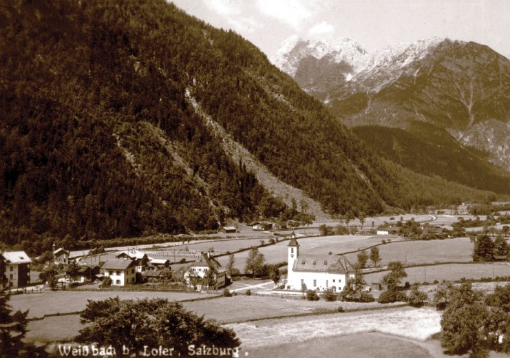 Historische Aufnahme von Weißbach