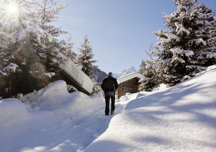 Winterwandern bei Gries