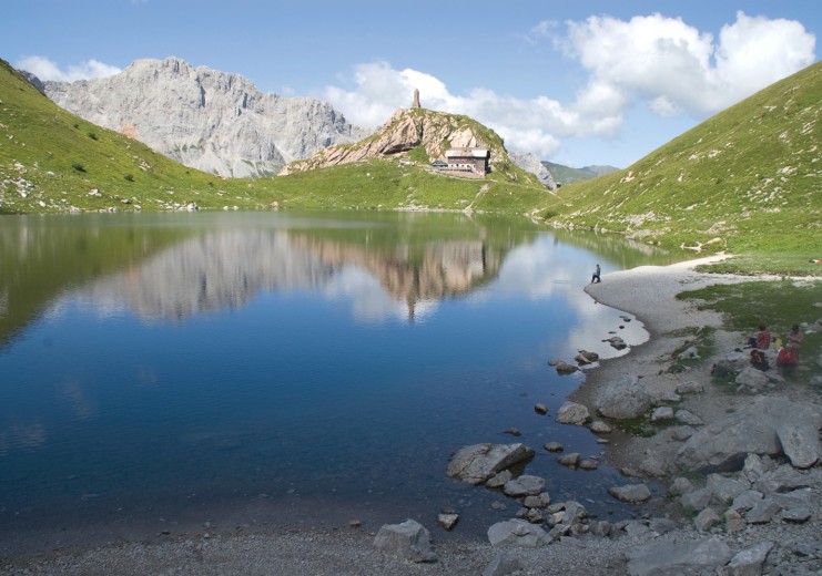 Wolayersee in den Karnischen Alpen